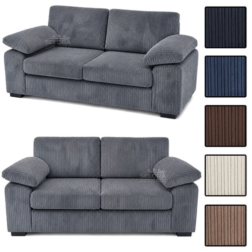 Amalfi grey jumbo cord - jumbo, fabric