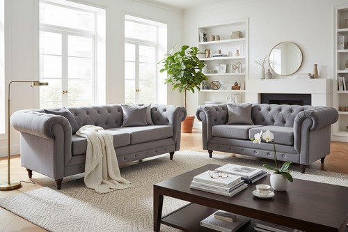 Chesterfield and seater - 2,
