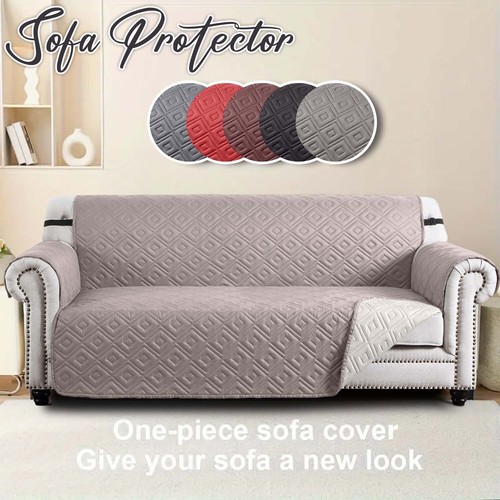 Quilted sofa cover furniture - sofa,