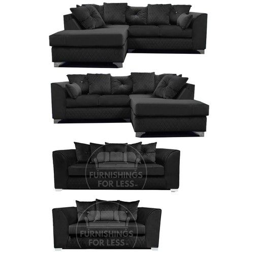 Victoria black corner - corner, sofa