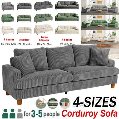 Seater corduroy sofa jumbo - corduroy,