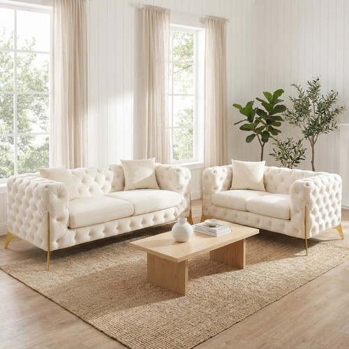Chesterfield sofa seater - chesterfield, 3+2