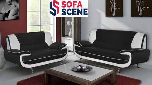 Black white palermo sofa 2 - palermo,