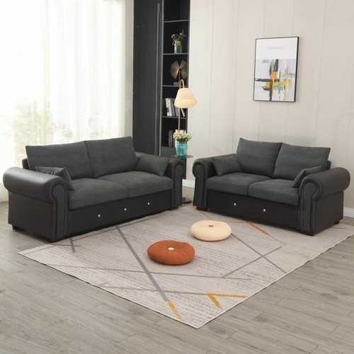 Upholstered fabric seater - upholstered, 3