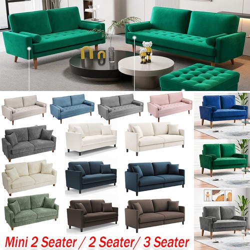 Seater teddy velvet sofa - 2,