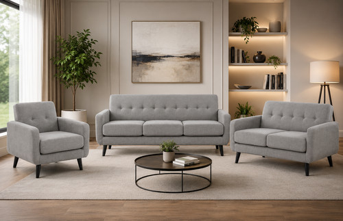 Light grey fabric - grey,