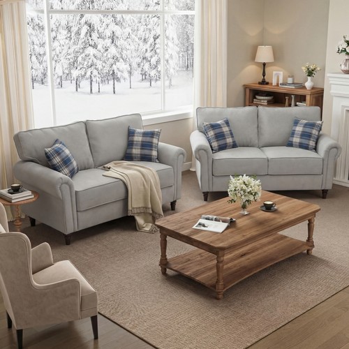 Fabric sofa set - seater, 3