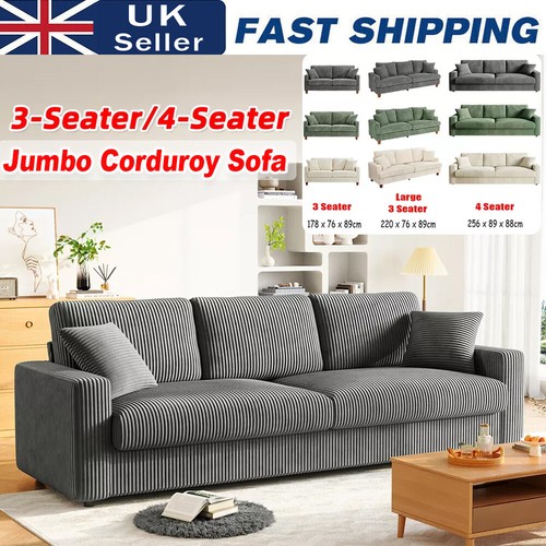 Seater corduroy sofa - 3,