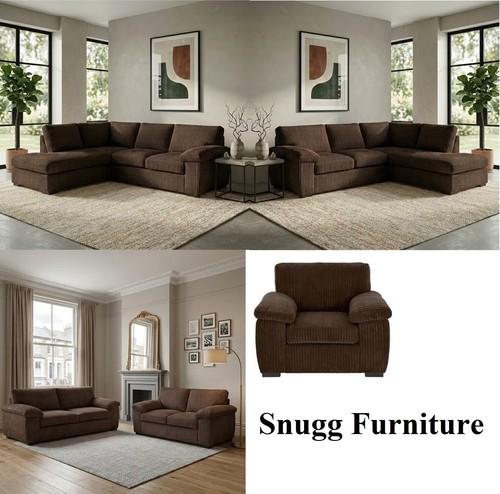 Amalfi jumbo cord corner sofa - corner,