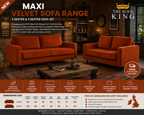 Maxi velvet sofas - sofas, 2