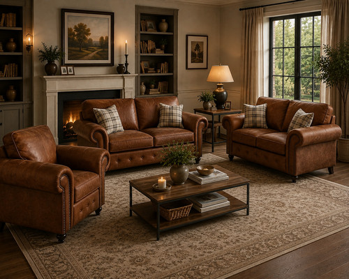Tan brown traditional fabric - tan,